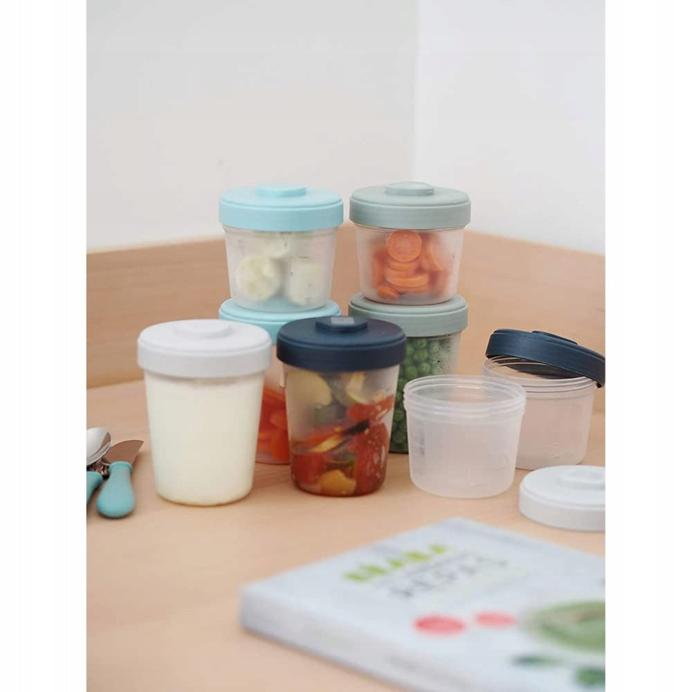 BEABA recipiente pentru alimente 4 x 150ml 4 x 250ml