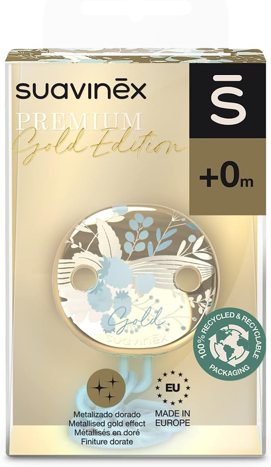SUAVINEX PREMIUM Κλιπ πιπίλας GOLD EDITION