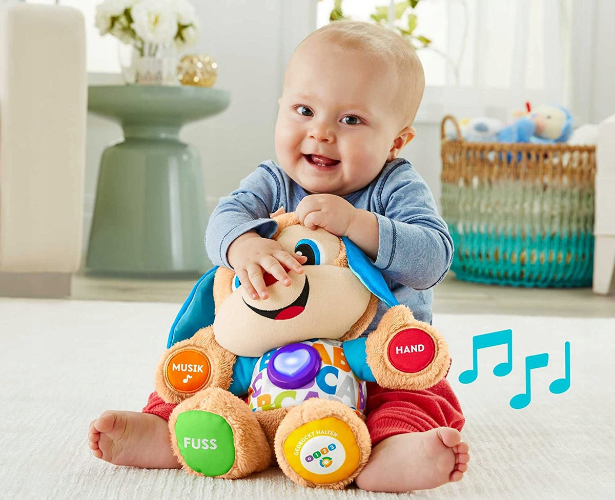 FISHER-PRICE cățelușul interactiv în limba germană