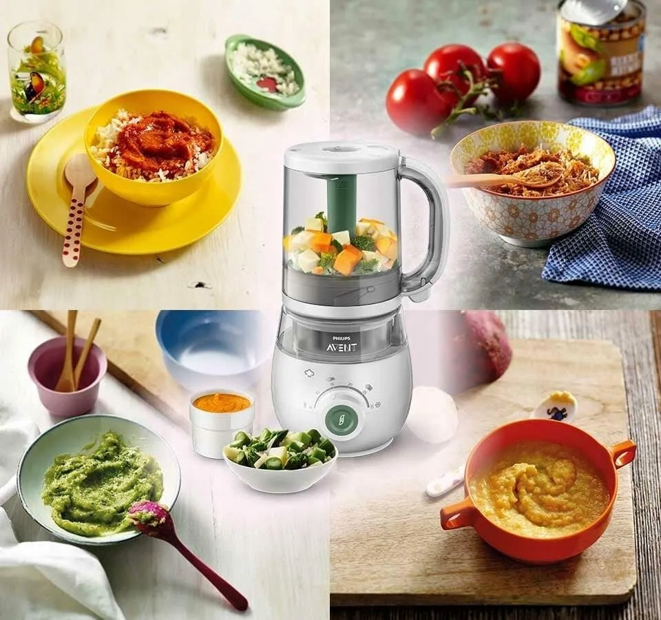 PHILIPS AVENT SCF885/01 4v1 parní hrnec mixér ohřívač rozmrazovač 1000ml