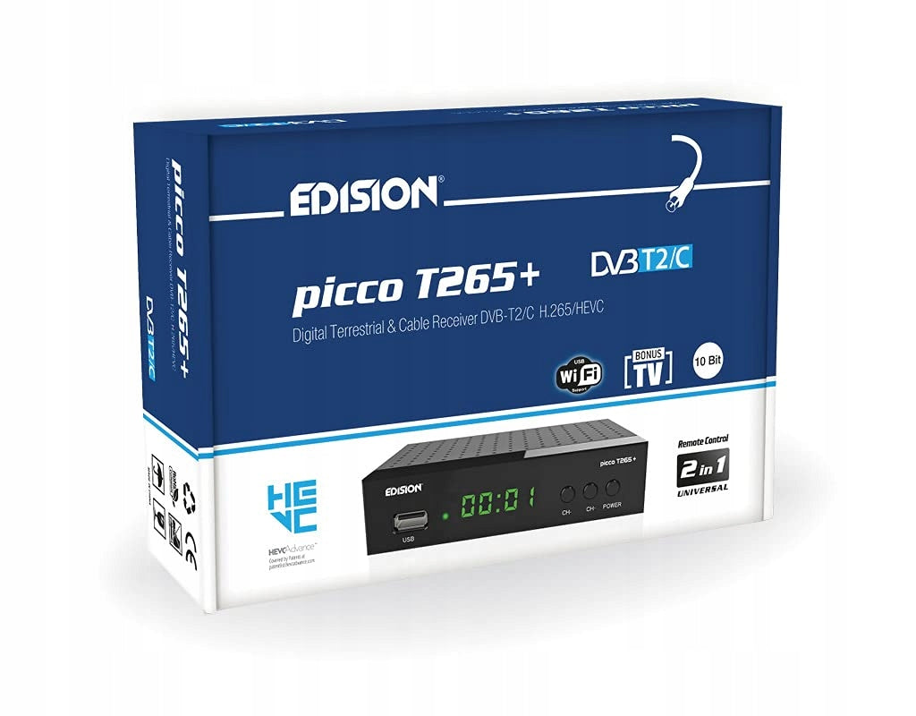EDISION Picco T265+ sintonizzatore DVB-T2