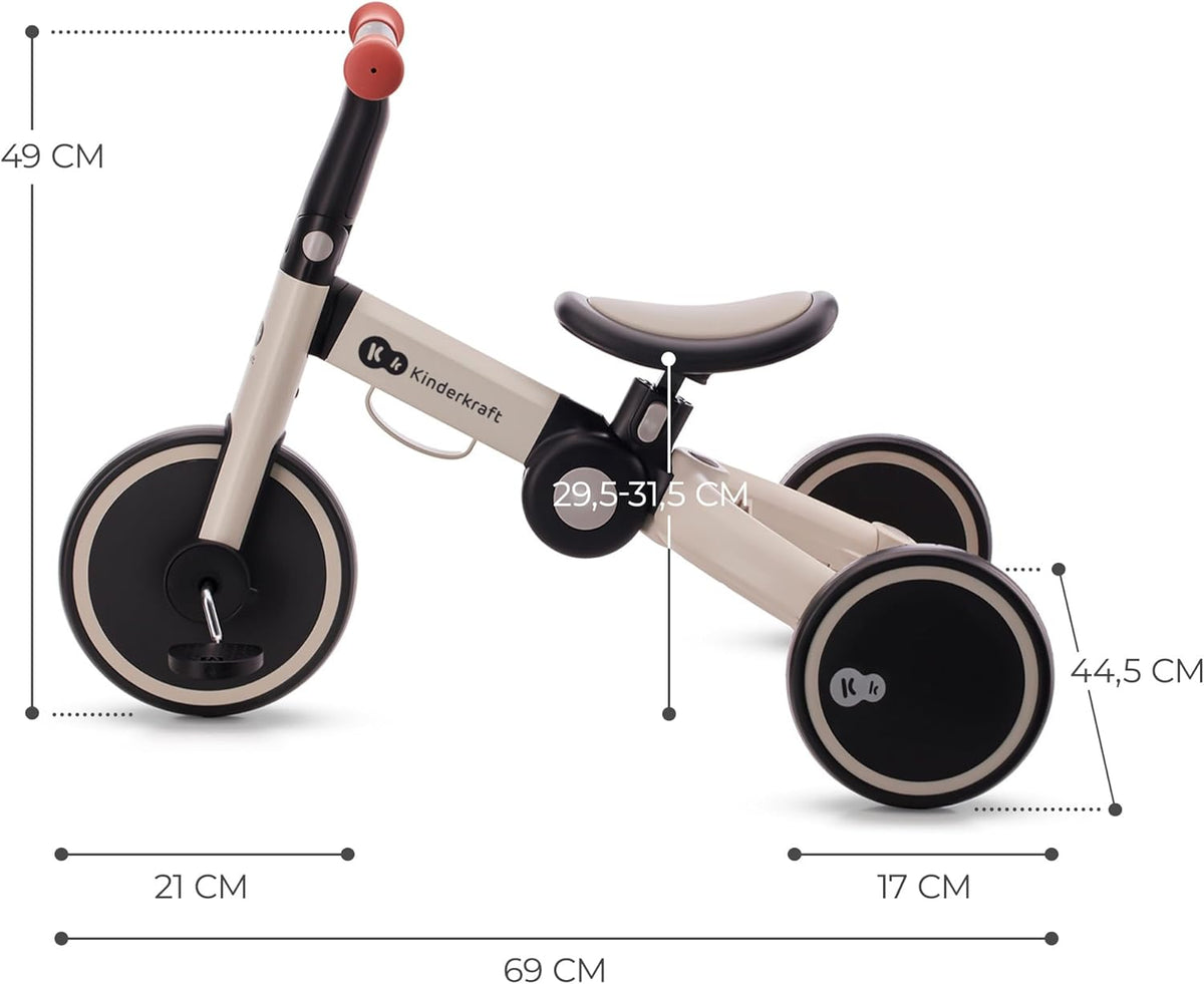 KINDERKRAFT 4TRIKE driewieler 3-in-1 12mnd+