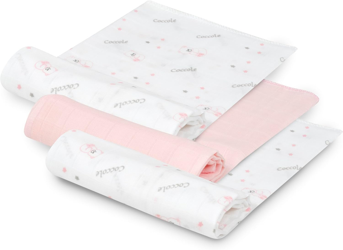 INTERBABY gasas de bambú para cambiador 55 x 70 cm 3 unidades