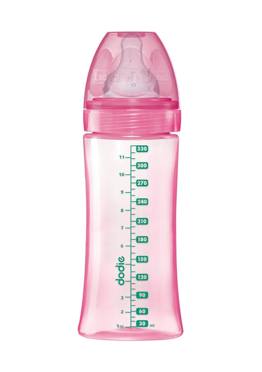 DODIE butelka 330 ml smoczek 3 szybki przepływ 6 m+ – zdjęcie produktu 2