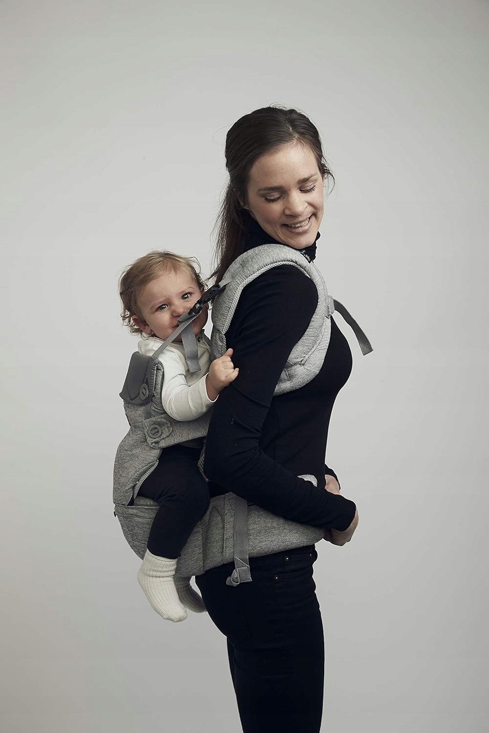 BEABA NAJELL Portabebés ergonómico Active Mesh con cinturón lumbar
