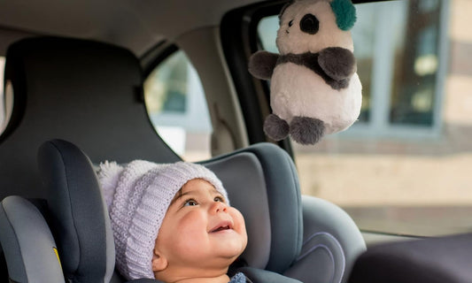 TOMMEE TIPPEE PipPanda zawieszka do wózka z pozytywką i lampką 12 cm, panda nad fotelikiem dla niemowląt