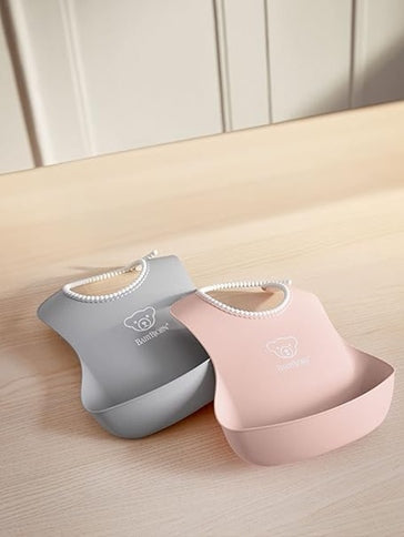 BABYBJORN babero de silicona con bolsillo x2