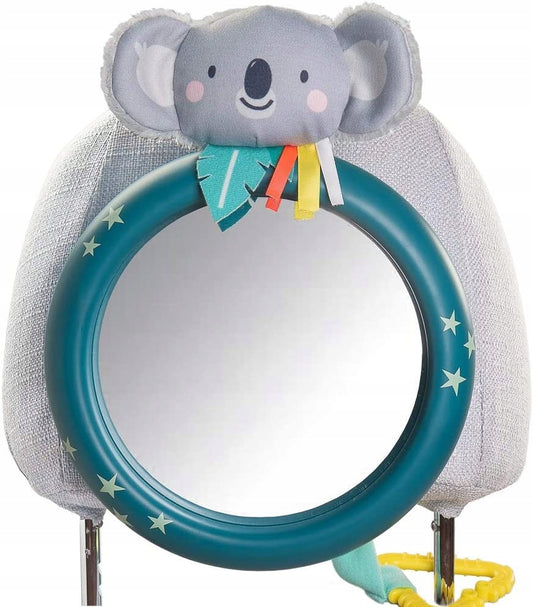 TAF TOYS lusterko do samochodu z koalą, bezpieczne lusterko dla niemowląt 0+ z szerokim kątem widzenia