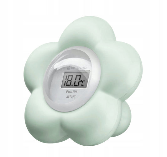 PHILIPS AVENT SCH480 termometr 2w1 woda otoczenie miętowy, cyfrowy termometr do wody i pokoju