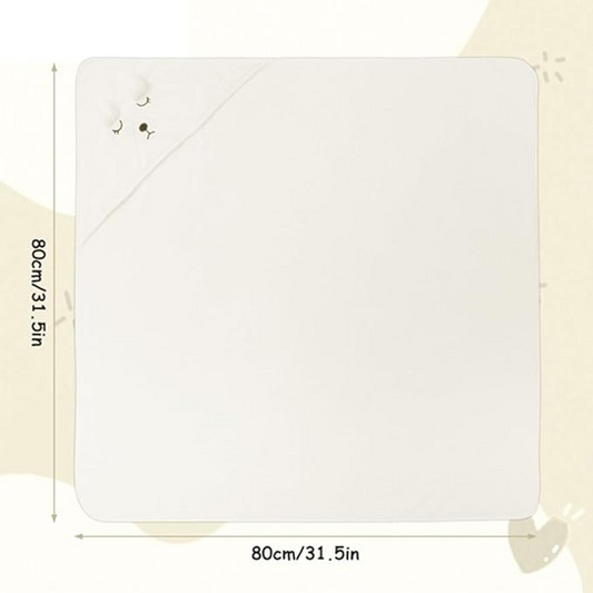AOLSO asciugamano con cappuccio 80x80 cm
