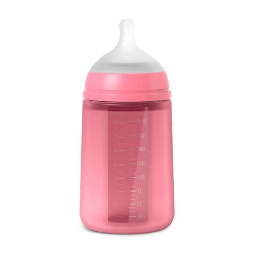Suavinex SX Pro butelka silikonowa 240 ml średni przepływ 3m+ – nowy – zdjęcie 3