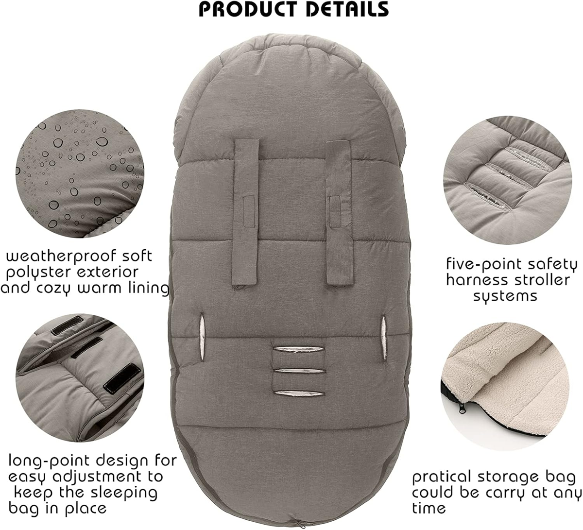 MIRACLE BABY sac de dormit universal pentru cărucioare 90x48