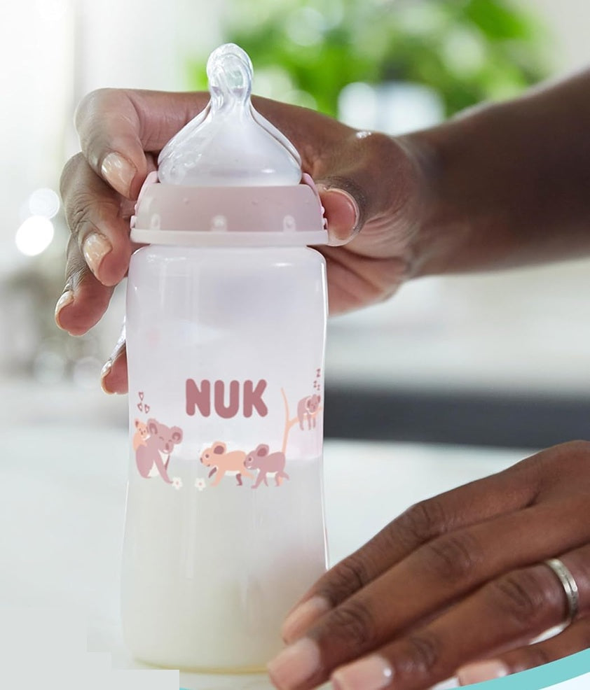 NUK First Choice zestaw 3x butelka 300 ml smoczek M 3 m+ KOALA – zdjęcie produktu 4