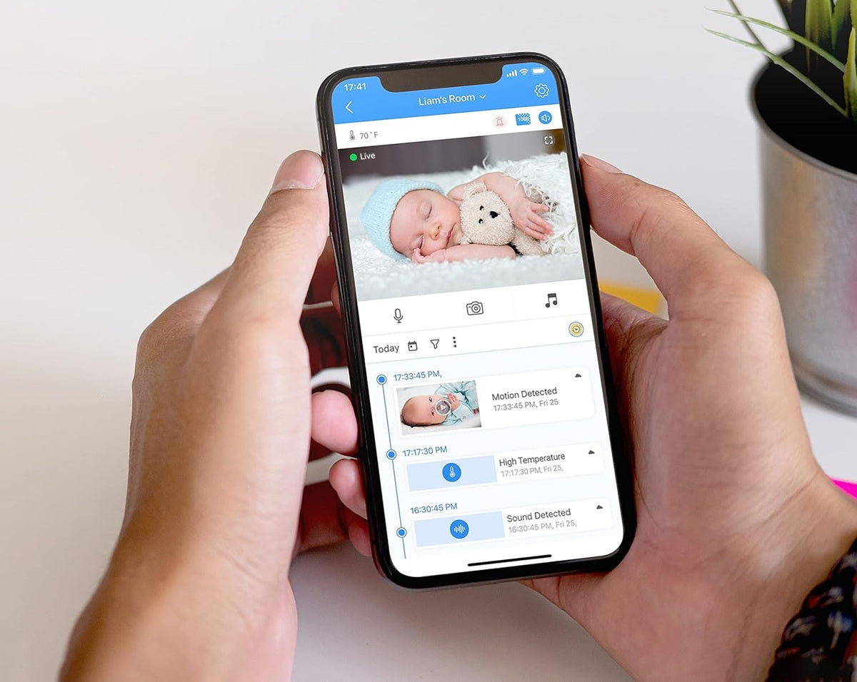 MOTOROLA Easy44 Connect digitale babyfoon 4,3" FHSS-app