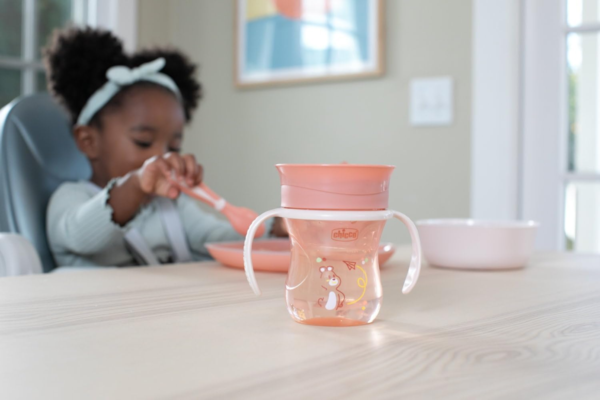 CHICCO Perfect Cup чаша-непроливайка с накрайник 360 градуса 200 ml 12 m+