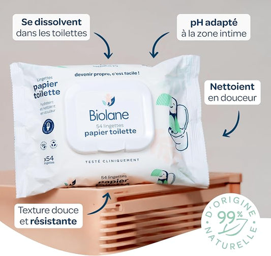 BIOLANE toilet wipes 5x54 pcs.