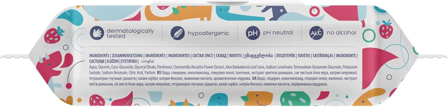 KINDII Fun nawilżany papier toaletowy spłukiwalny x60 – zdjęcie produktu 3