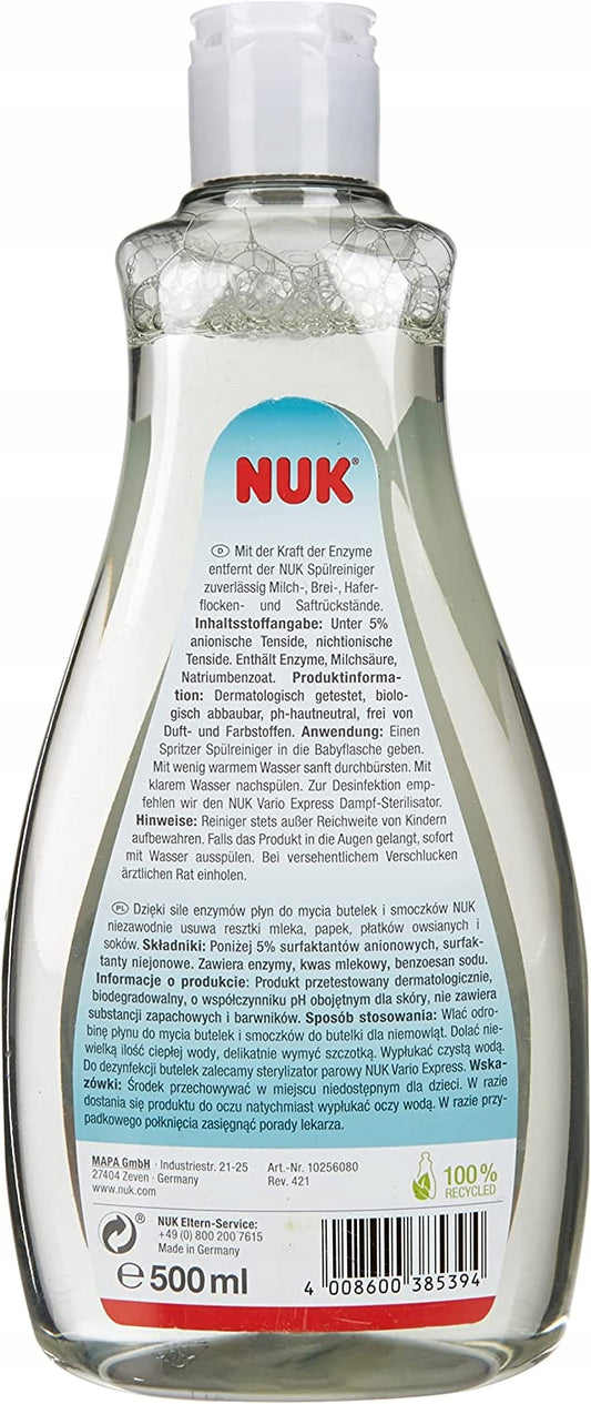 NUK płyn do mycia butelek i smoczków 500ml – zdjęcie produktu 2