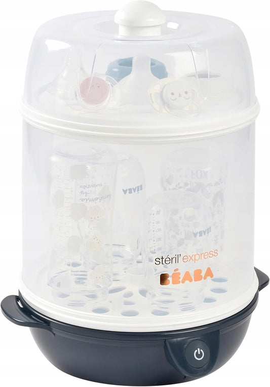 BEABA Steril'Express 2v1 PARNÍ STERILIZÁTOR + kleště a odměrka