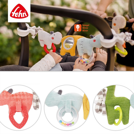 FEHN catena sospensione per passeggino, lettino, seggiolino LOOPY & LOTTA 55 cm