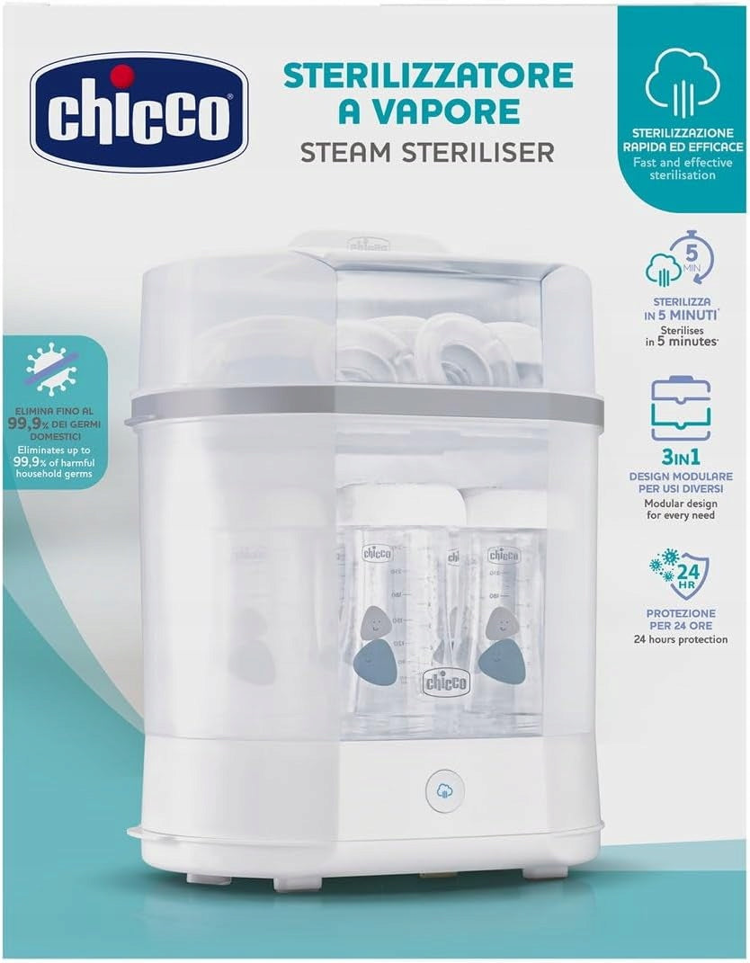 CHICCO sterilizator cu aburi 3 în 1 electric