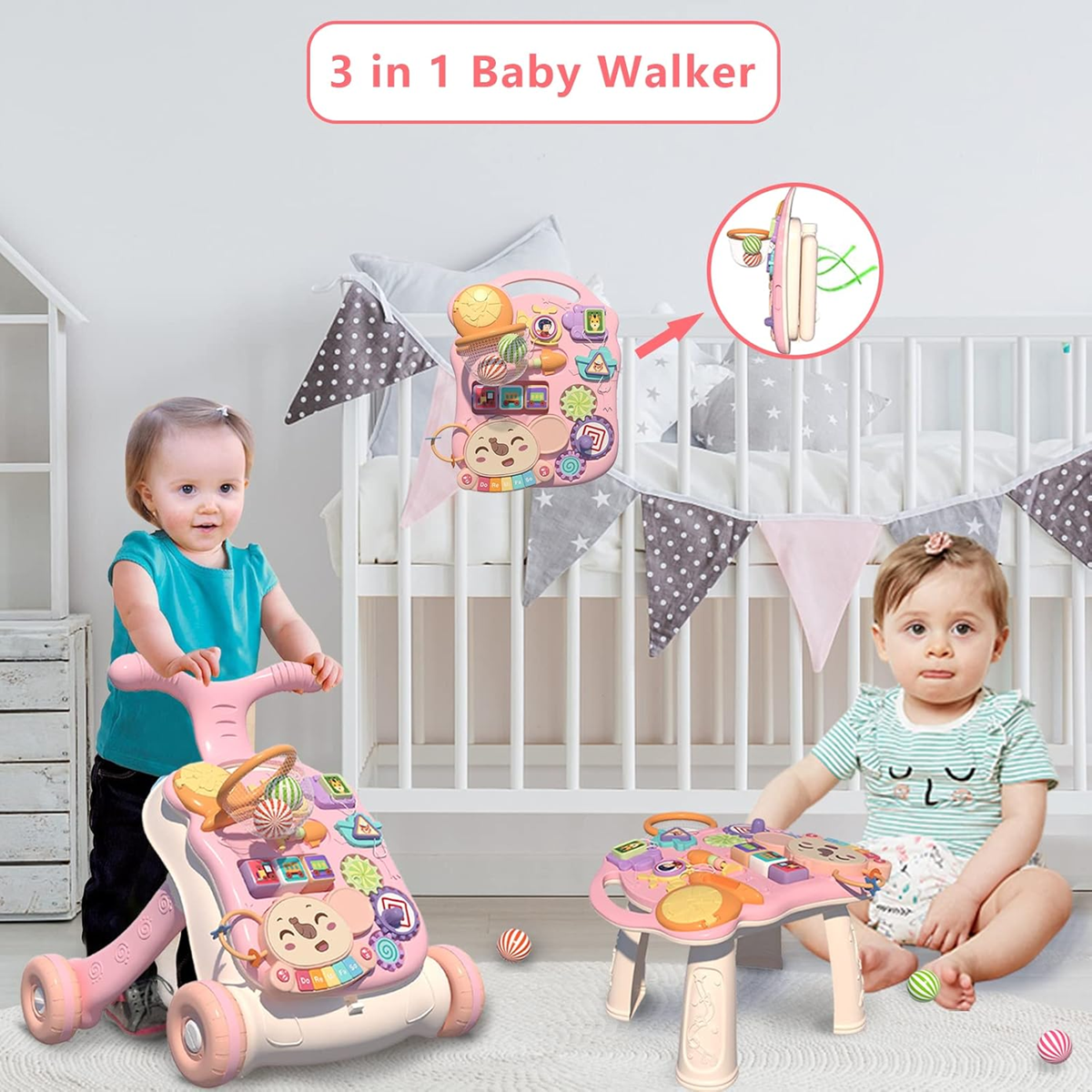 ANDADOR correpasillos 3en1 desde 6 meses+