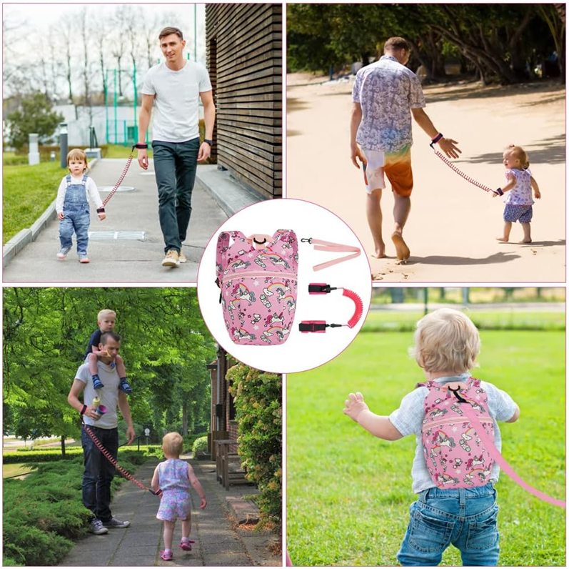 AOMIG mochila con protector de seguridad y correa pulsera para la muñeca UNICORNIO