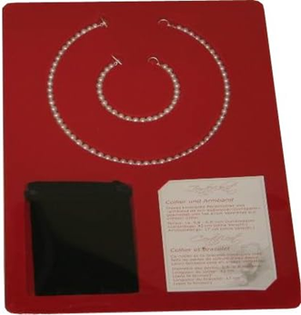 ROBA zoetwater gekweekte parelketting en armband