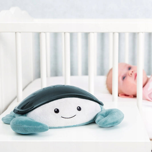 ZAZU Krab Cody projektor podwodnego świata z dźwiękami 30 minut, lampka nocna w łóżeczku niemowlęcia