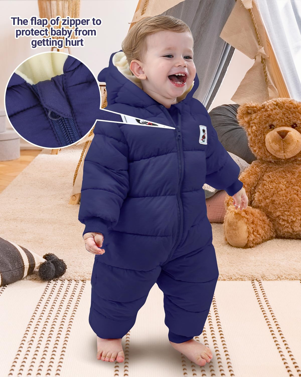 MINIZONE mono de invierno con capucha 0-3 meses 66