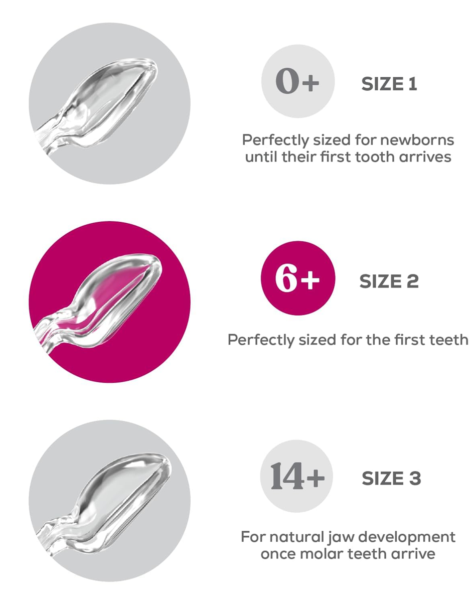 DENTISTAR siliconen fopspeen 2x 14 maanden+