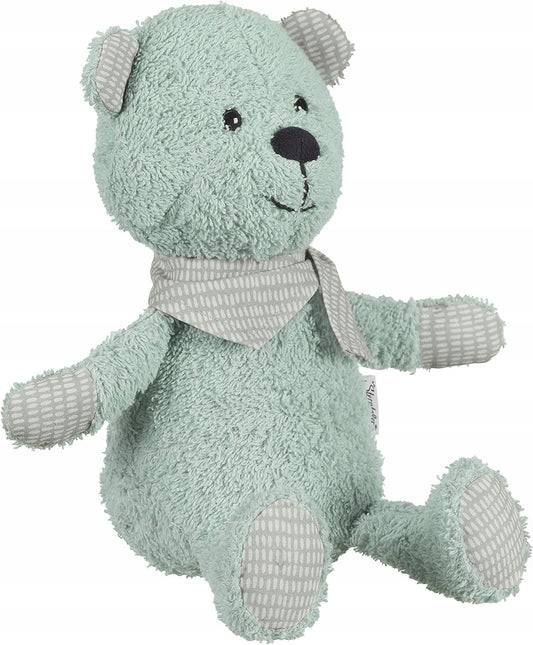 STERNTALER Miś Baylee przytulanka z pozytywką 27 cm "N. miętowy miś z chustką, miękka zabawka dla niemowląt 0 m+