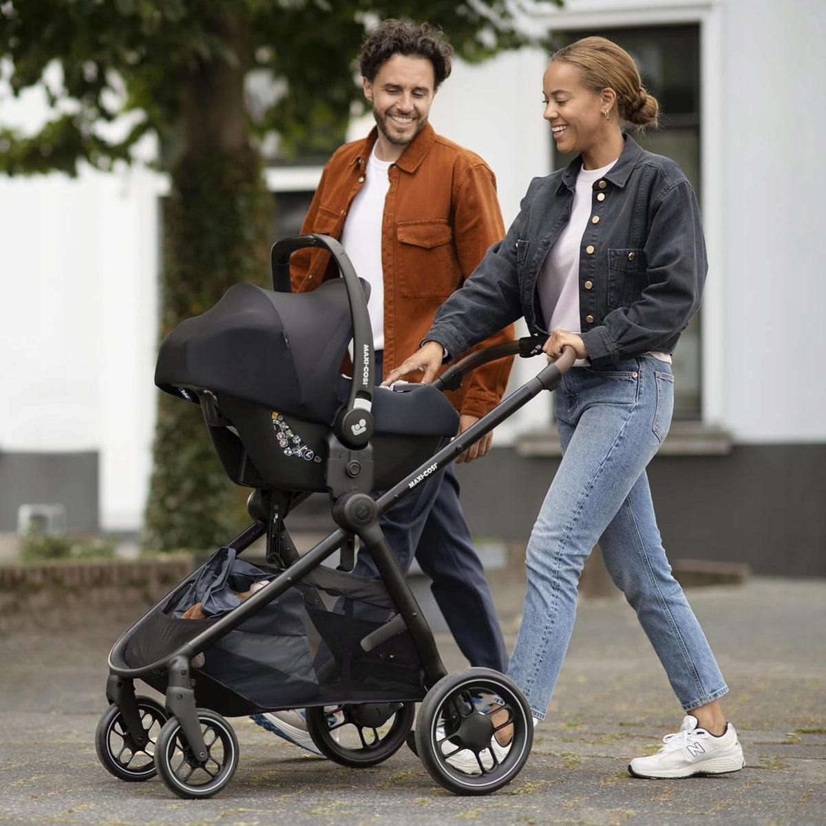 MAXI-COSI adapter wózek ADORRA LEONA OXFORD LILA NOVA fotelik PEBBLE CORAL – zdjęcie produktu 2
