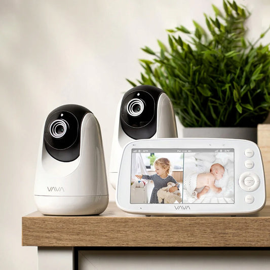 VAVA VA-IH009 baby monitor 5" + 2 telecamere telecomandate