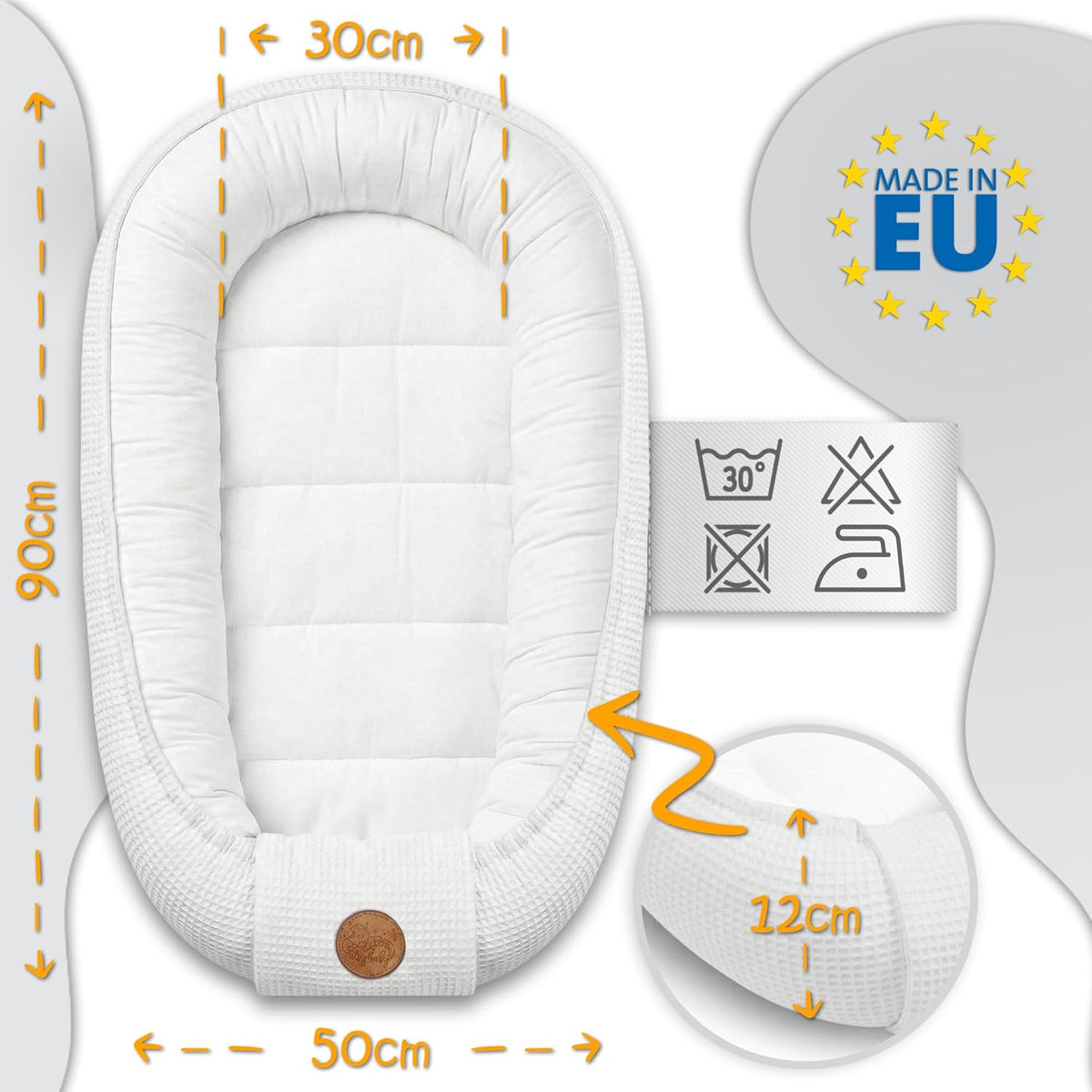 TOTSY BABY cuib pentru bebeluși 90 x 50