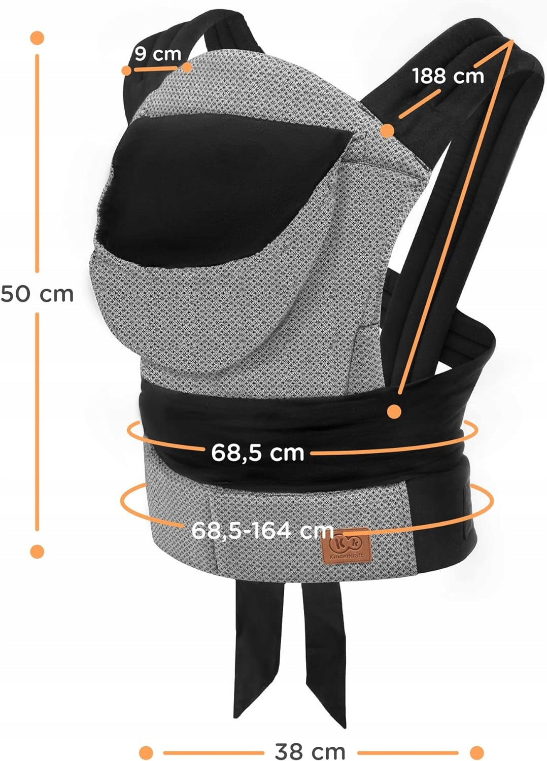 KINDERKRAFT ADOREE ergonomische MEI TAI-draagzak