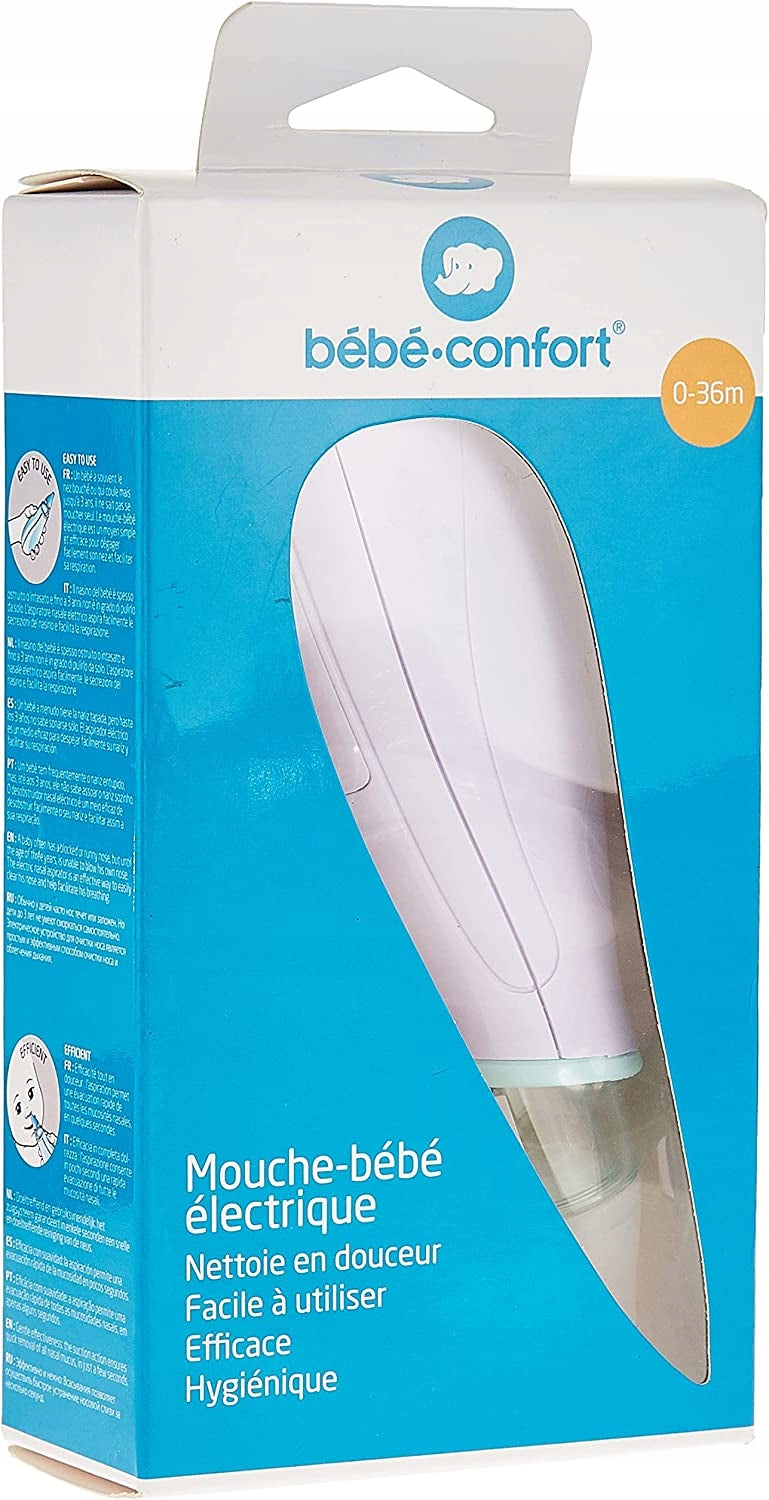 BEBE CONFORT elektryczny aspirator do nosa 4 końcówki + etui – zdjęcie produktu 5