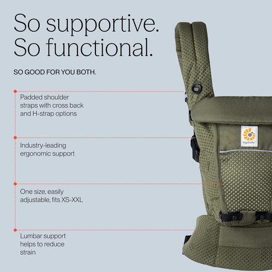 ERGOBABY ADAPT SoftFlex MESH marsupio ergonomico 3,2-20 kg