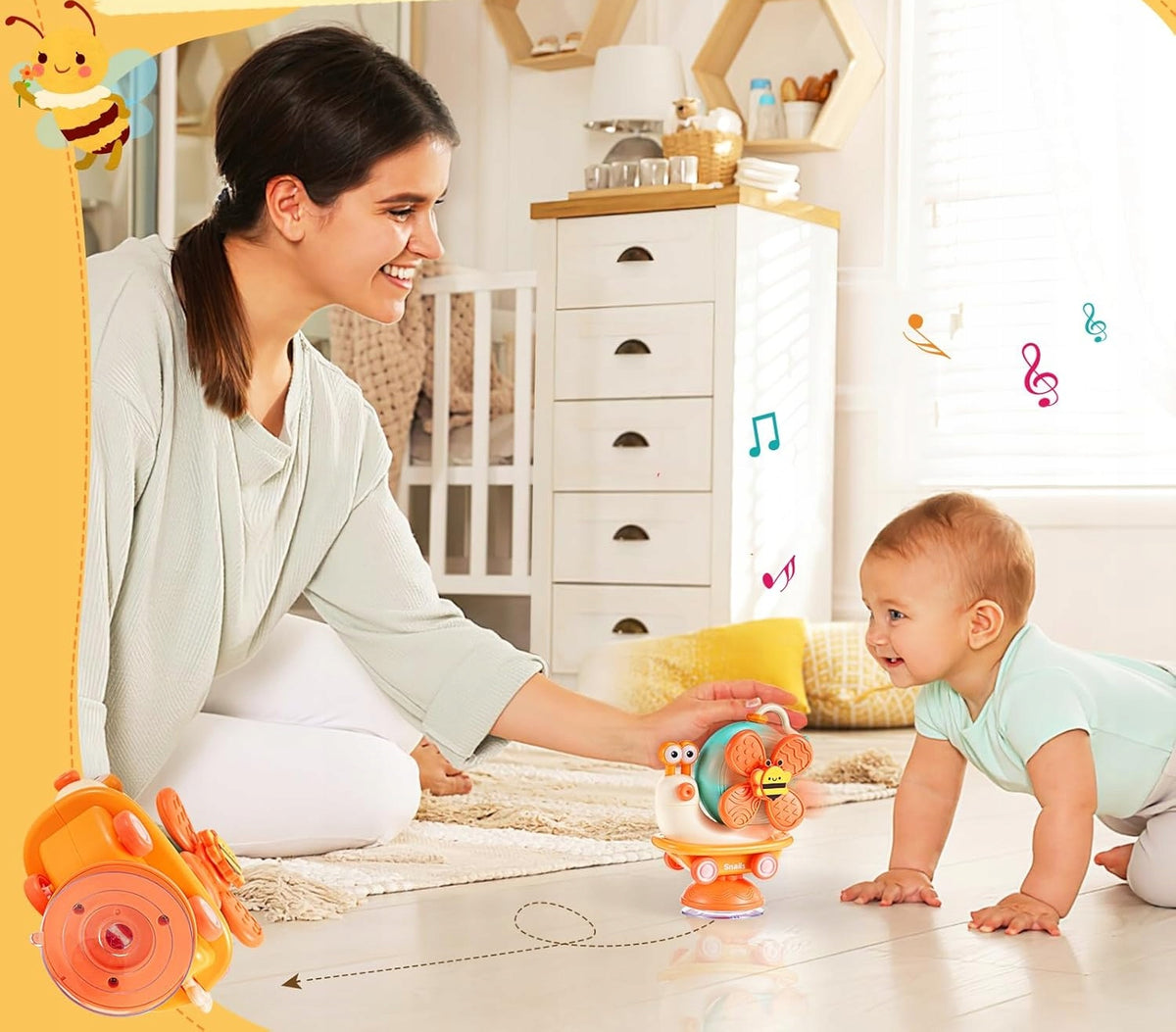 WEIXINGDA Windmill Snail sensory toy