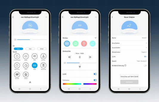 REER lampada notturna intelligente con suoni + app Smart Life
