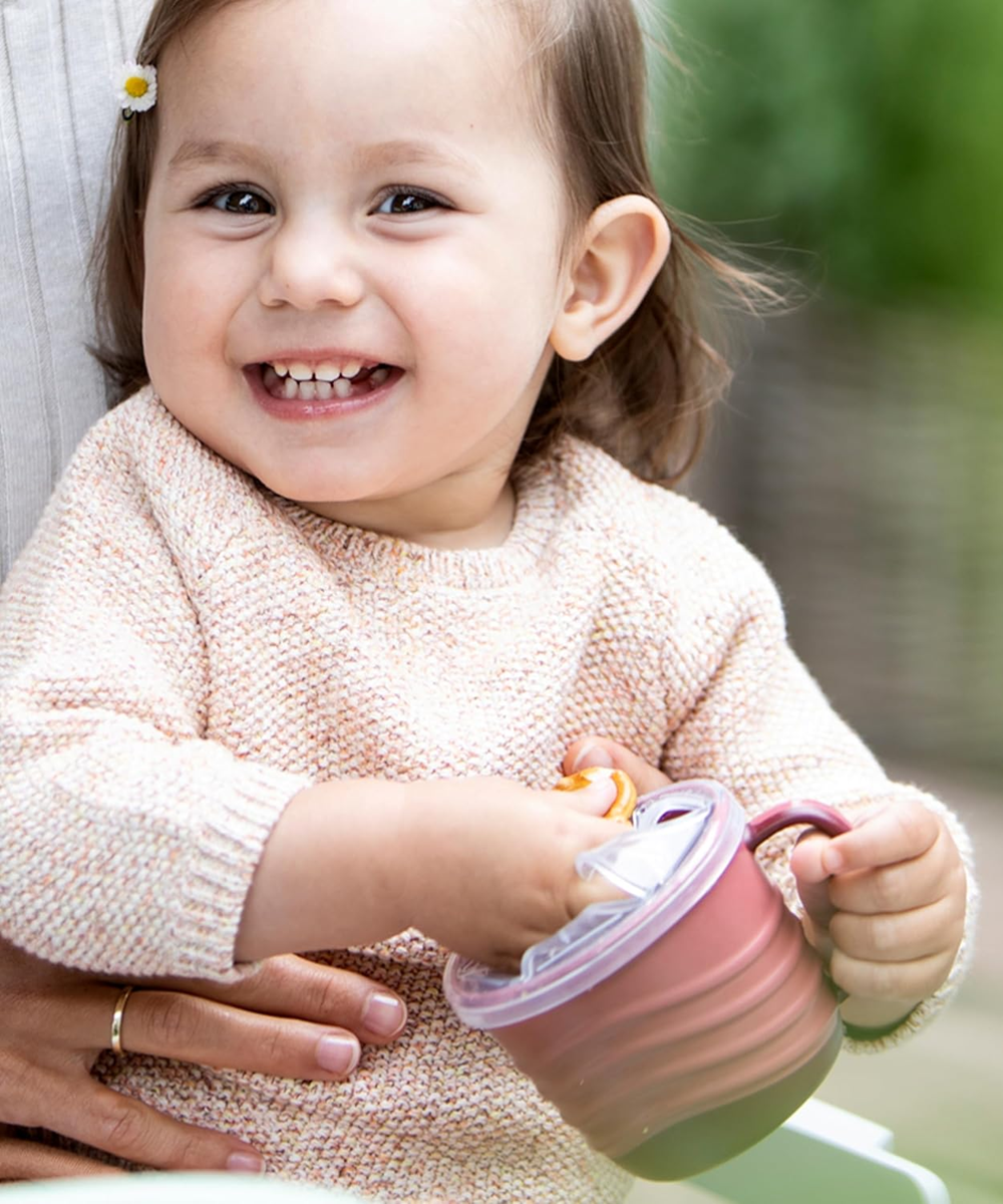 NIP Snackbox Eat Green 2-in-1 snackdoos en beker met deksel