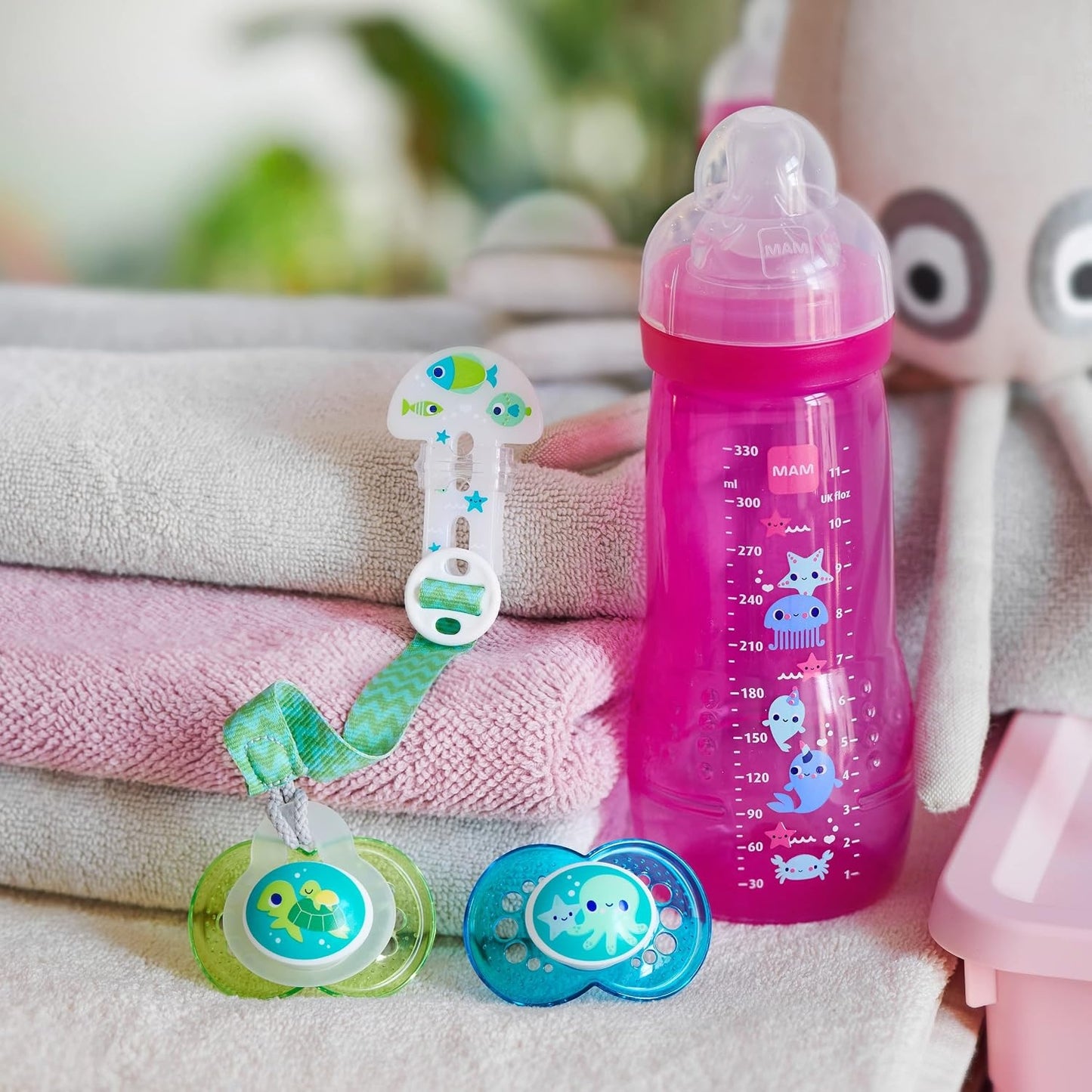 MAM Easy Active butelka 330 ml, smoczek 3, 4 m+ Morskie – zdjęcie produktu 4