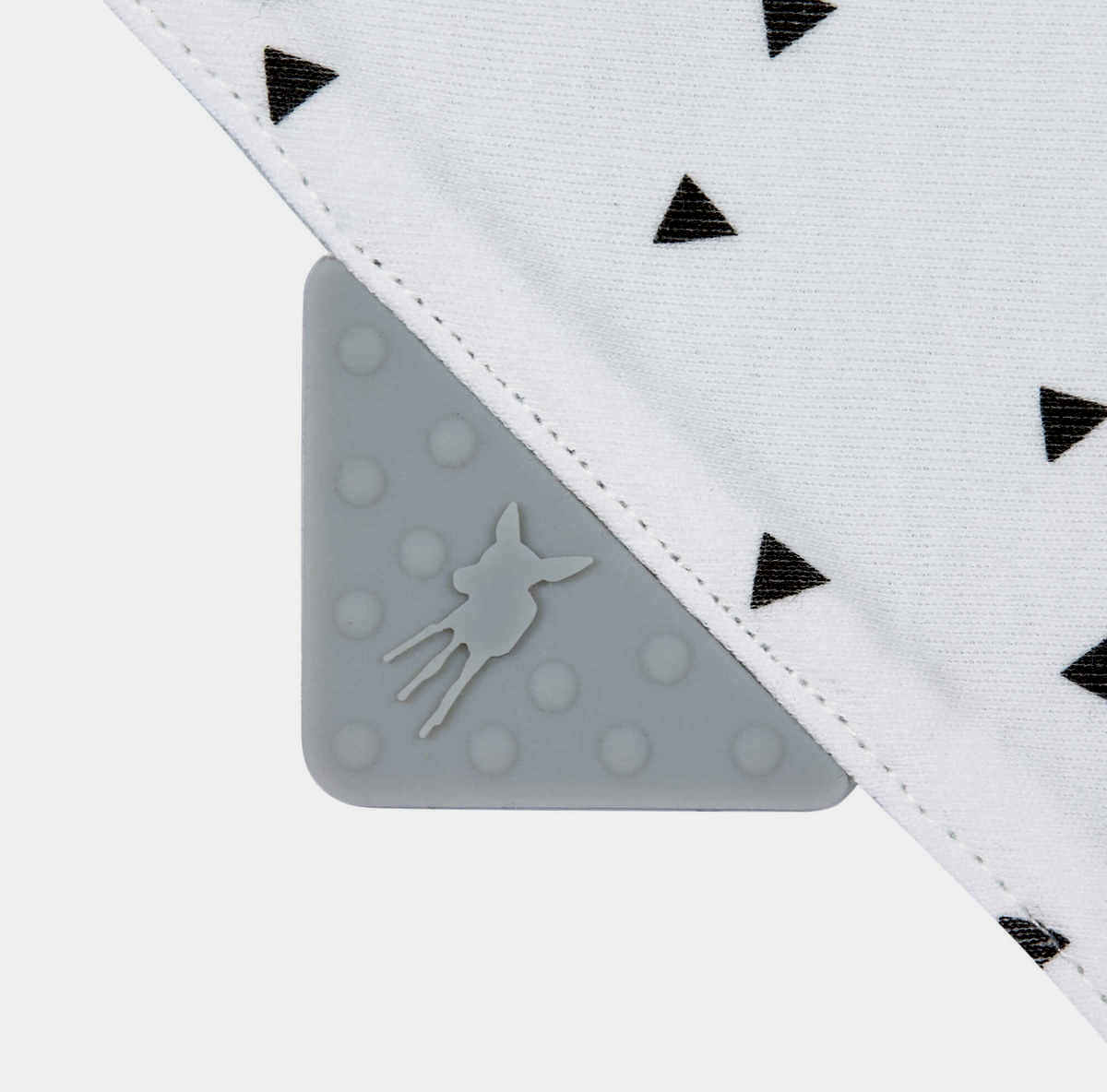 LASSIG bandana con massaggiagengive in silicone 0-12 mesi