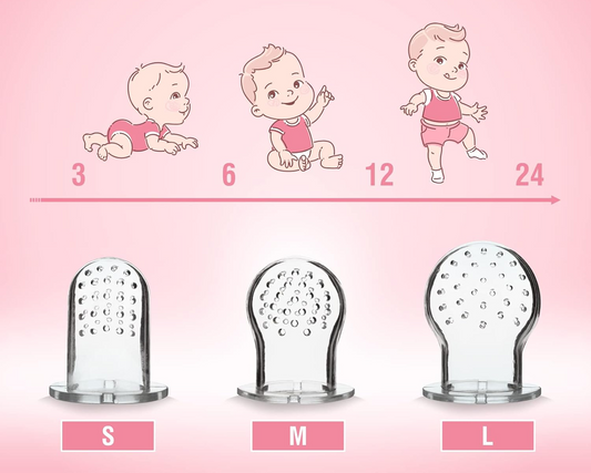 LUXIOR massaggiagengive dosatore di frutta per bambini 3 tettarelle 3-24 mesi