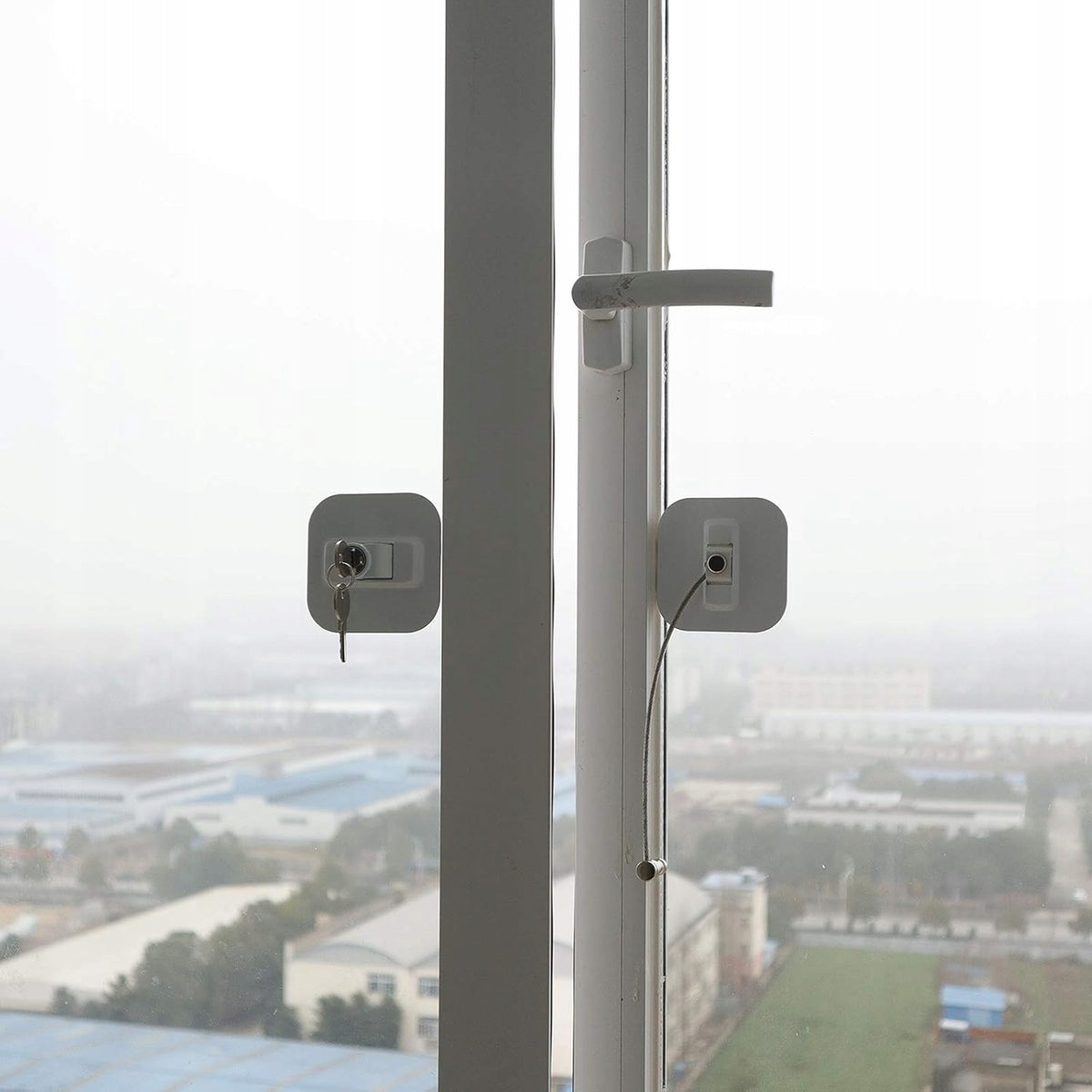 Cerradura de seguridad para niños para armarios y cajones 19 cm + 2 llaves