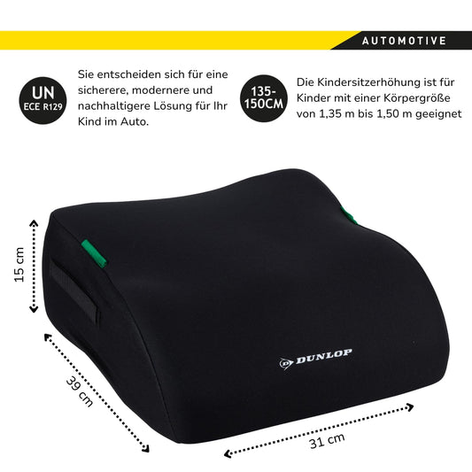 DUNLOP Car Booster fotelik samochodowy podwyższający 135-150 cm – zdjęcie produktu 2
