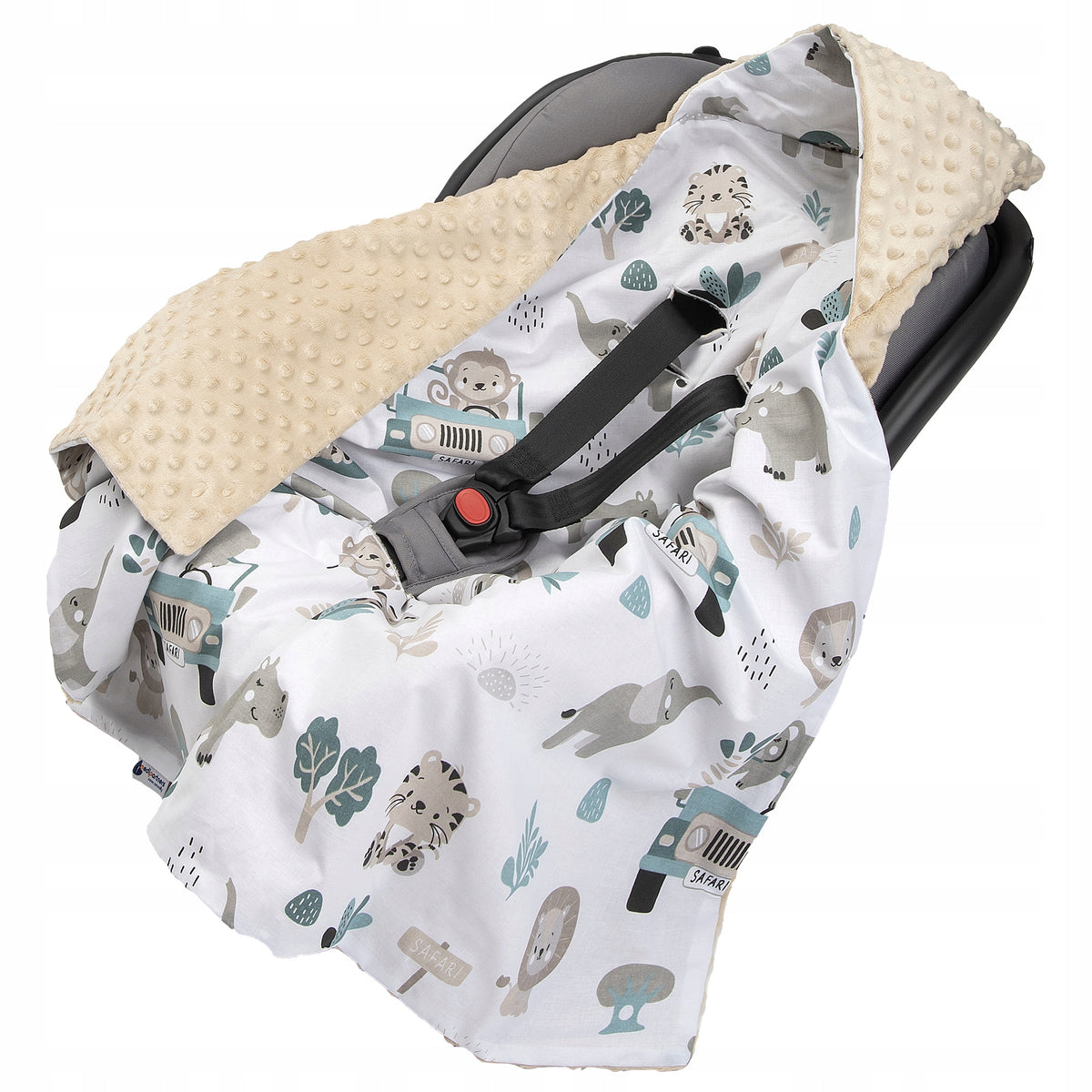 MEDIPARTNERS blanket for car seat, wrapper