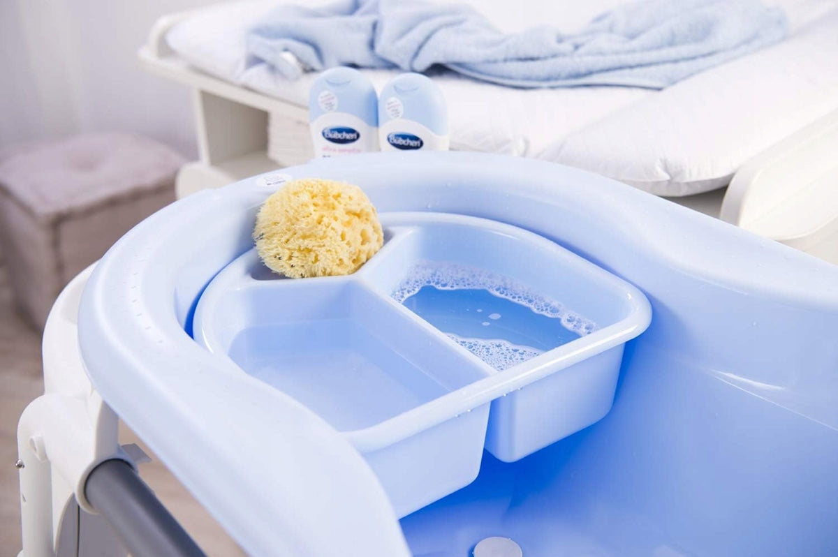 ROTHO Babydesign lavabo con dos compartimentos de 4 litros para bebés