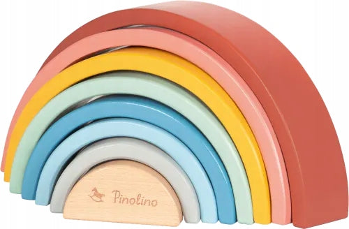 PINOLINO arc-en-ciel en bois Ruby MONTESSORI 12m+