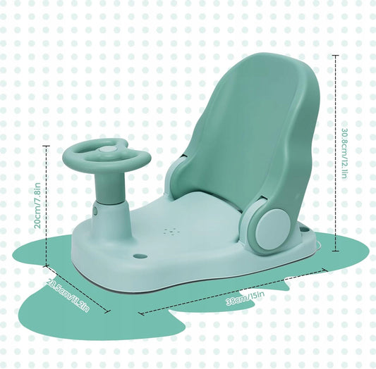 SEGGIOLINO sedia da bagno 6m+ con volante